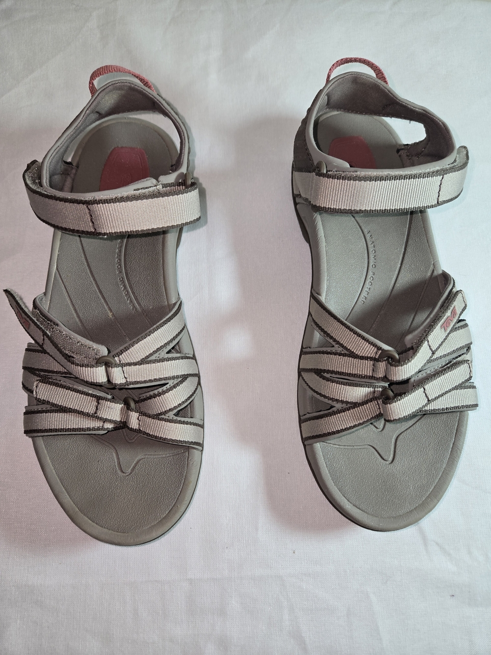 Teva Women's Gray Strappy Outdoor Sandals